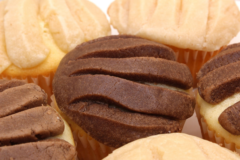 Concha cupcakes